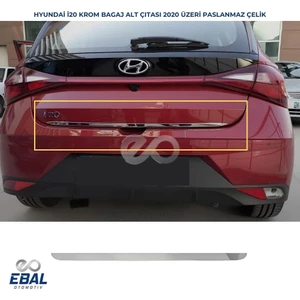 Ebal Oto Hyundai I20 Krom Bagaj Alt Çıta P.çelik 2020 ve Üzeri