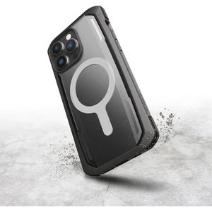 iPhone 14 Pro Max Kılıf Magsafe Uyumlu Raptic Secure Serisi Çift Kat Tpu Kenarlı Şeffaf Kapak Siyah