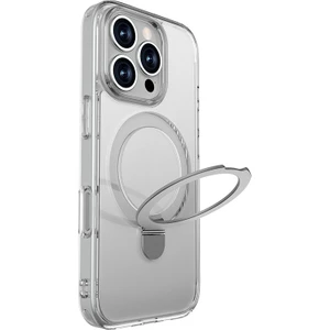 iPhone 16 Pro Kılıf Magsafe Uyumlu Raptic Air Stand Serisi Buzlu Transparan Standlı Kapak Şeffaf