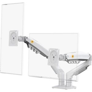 Ergoflex North Bayou Nb F160 17-27" Çift Kol 2-9 kg Amortisörlü Monitör Standı Beyaz