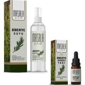 Biberiye Hidrolat & Uçucu Yağ Seti – 125 ml Biberiye Suyu & 10 ml Biberiye Yağı