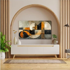Trade Ays Kanvas Tablo Modern Geometrik Tema ile Şık Duvar Dekoru Seçeneği