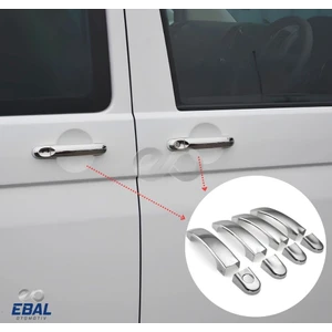Ebal Oto Vw T5 Transporter Krom Kapı Kolu 4 Kapı 2003-2015 Paslanmaz Çelik