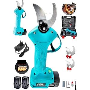 Dynamic Max Italy 3800 Rpm Şarjlı Li-Ion Çift Akülü Dal Budama Bağ Makası Çantalı 2 Yedek Bıçaklı