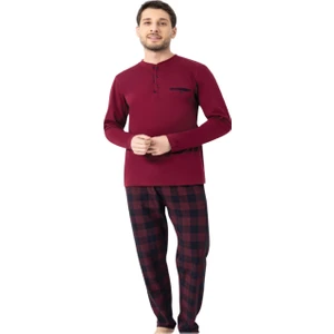 Erkek Ekoseli Pijama Takımı DFN1009