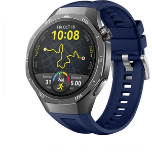 Huawei Watch Gt5 Pro 46MM Ile Tam Uyumlu Kordon Metal Tokalı Yumuşak Silikon Kordon Kayış