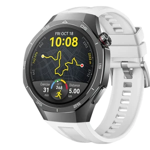 Huawei Watch Gt5 Pro 46MM Ile Tam Uyumlu Kordon Metal Tokalı Yumuşak Silikon Kordon Kayış