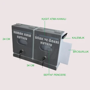 Gri Ramak Kala Dileköneri Kutusu