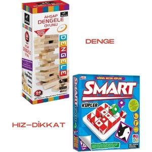 Zeka Dolabı Dengele & Smart Küpler ( Denge Oyunu, Smart Küpler, Qbitz)