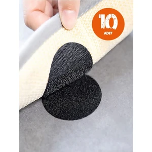 10'lu Halı Kilim Koltuk Örtüsü Sabitleyici Kaydırmaz Cırt Yıkanabilir Kendinden Yapışkanlı Ped