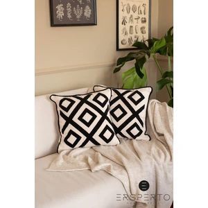 Dekoratif Tek'li Keten Kırlent Kılıfı Yastık Kılıfı 43 x 43 cm  1 Adet