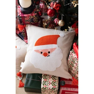Yılbaşı Kış Serisi Punch Panç Nakışlı Kırlent Kılıfı 1 Adet 43X43CM