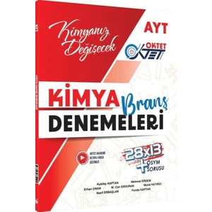 Oktet Yayınları Ayt Kimya 28 x 13 Branş Denemeleri - Kubilay Kaptan