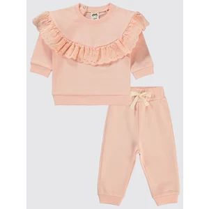 Civil Baby Kız Bebek Takım 6-18 Ay Pudra