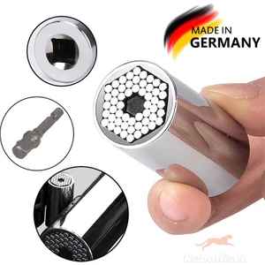 Germany 2'li Set Çok Amaçlı Universal Matkap Ucuna Takılan Evrensel Lokma Anahtar Takımı 7-19 MM Soket