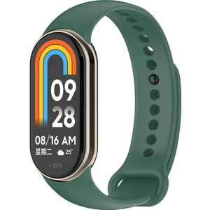 Xiaomi Mi Band 8 - Mi Band 9 Uyumlu Silikon Kordon Terleme Yaptırmaz Flexible Kayış