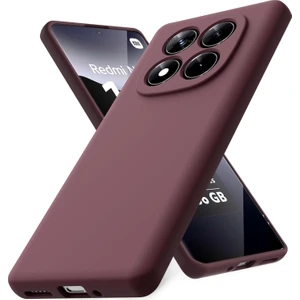 M.TK Moveteck Xiaomi Redmi Note 14 Pro Plus Kılıf Lansman Kamera Korumalı Içi Kadife Yumuşak Renkli Silikon Mat Hisli Süet Liquid