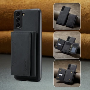 Samsung Galaxy S25 Plus Uyumlu Kılıf Zebana 2in1 Elite Class Cüzdanlı Deri Kılıf Siyah