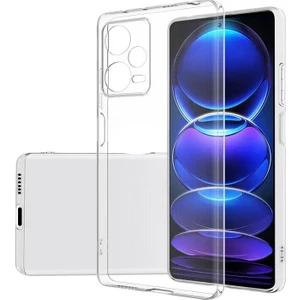Xiaomi Redmi Note 12 Pro 5g Uyumlu Kılıf Zebana Şeffaf Soft Silikon Kılıf Şeffaf