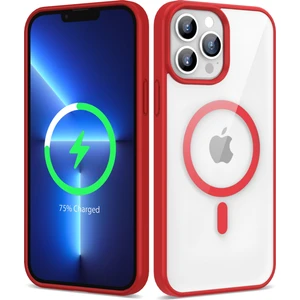 iPhone 13 Pro Max Kılıf Magsafe Wireless Şarj Özellikli Silikon Ege Kapak