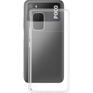 Xiaomi Poco M3 Uyumlu Kılıf Zebana Şeffaf Soft Silikon Kılıf Şeffaf
