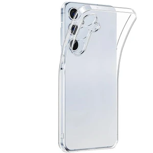 Samsung Galaxy S24 Fe Uyumlu Kılıf Zebana Şeffaf Soft Silikon Kılıf Şeffaf