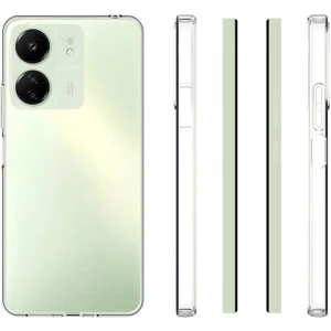 Xiaomi Redmi 13C Uyumlu Kılıf Zebana Şeffaf Soft Silikon Kılıf Şeffaf