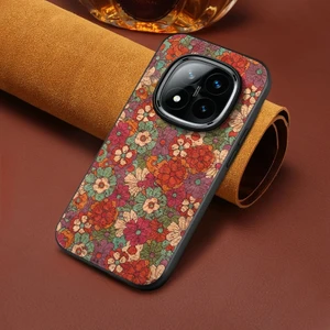 Xiaomi Redmi Note 14 Pro Plus 5g Uyumlu Kılıf Zebana Vintage Kumaş Kılıf Desen 2