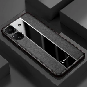 Xiaomi Poco C65 Uyumlu Kılıf Zebana Premium Deri Kılıf Siyah