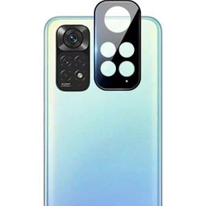 Xiaomi Redmi Note 10 Kamera Lens Koruma Camı Siyah