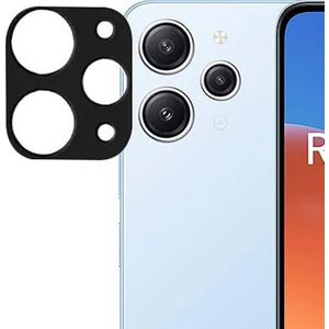 Xiaomi Redmi 12 Kamera Lens Koruma Camı Siyah
