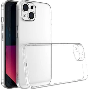 iPhone 14 Plus Uyumlu Kılıf Şeffaf Soft Silikon Kılıf Şeffaf