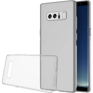 Samsung Galaxy Note 8 Uyumlu Kılıf Zebana Şeffaf Soft Silikon Kılıf Şeffaf