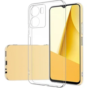 Vivo Y16 Uyumlu Kılıf Zebana Şeffaf Soft Silikon Kılıf Şeffaf
