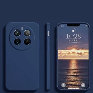 M.TK Moveteck Realme 12 Kılıf Lansman Kamera Korumalı Içi Kadife Yumuşak Renkli Silikon Mat Hisli Süet Liquid