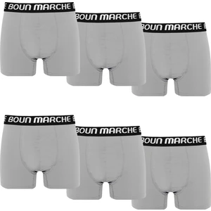 Boun Marche Erkek Boxer Likralı Premium 6'lı Pamuk Chester
