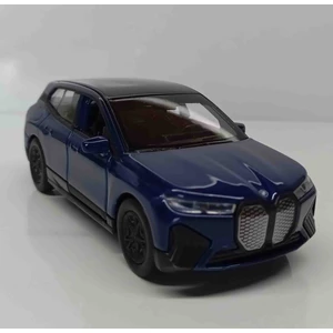 1:32 Ölçek Bmw Ix Lacivert// Çek-Bırak 12 cm Metal Araba