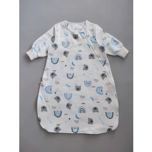 Pamuk Pazen %100 Pamuk Pazen Bebek Uyku Tulumu Oeko-Tex Sertifikalı Alt Değiştirmeye Uygun Fermuarlı Torba Tulum