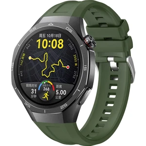 Huawei Watch Gt5 Pro 46MM Uyumlu Kordon Tokalı Flexible Terletme Yapmaz Silikon Kayış