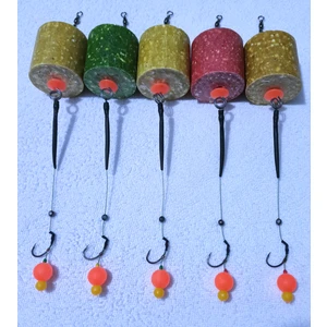 Litto Collection 5 Adet Küspeli Sazan Rig Takımı ( 14 mm Turuncu ve 8 mm Sarı Pop Up'lı )