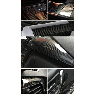 5d Karbon Folyo - Araç, Motosiklet ve Aksesuar Kaplama Folyosu - 30 cm x 100 cm