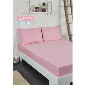 Denizli Çeyiz Pamuk 57 Tel Lastikli Çarşaf Takımı