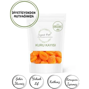 Organik Diyet Kuru Kayısı (200 gr) (Özel Seçim, Jumbo)