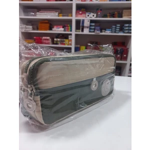 Krinkıl 3 Gözlü Kalemlik Yeşil