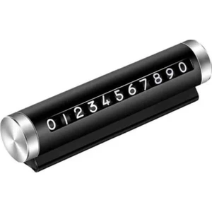 Çevirmeli Ayarlı Torpido Üstü Silindir Numaratör - Telefon Numarası Gösterici, Pratik ve Şık Tasarım