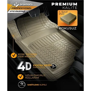 Volvo XC60 2009-2016 Oto Paspas Profesyonel 4d (Bej)