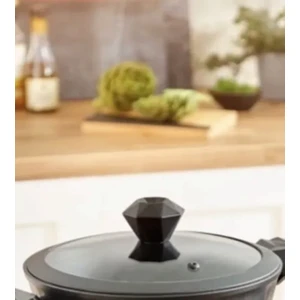 Diamond 18 cm Cam Kapak ve Kulp (dikkat tencere yoktur)