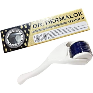 Dr. Dermalok Dermaroller Professional-Saç, Sakal, Kaş, Serum Kullanımına Uygun Yeni Seri 0,75MM Beyaz