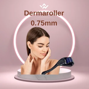 Dr. Dermalok Dermaroller 540 Iğneli 0.75MM Siyah