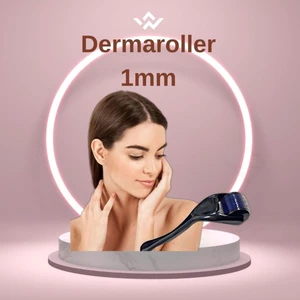 Dr. Dermalok Dermaroller Titanyum 540 Iğneli 1 mm Siyah